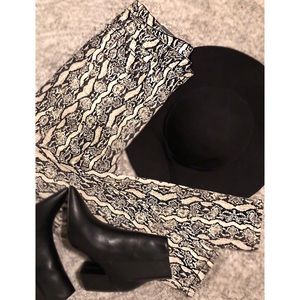 Snake Print Skinny Jeans